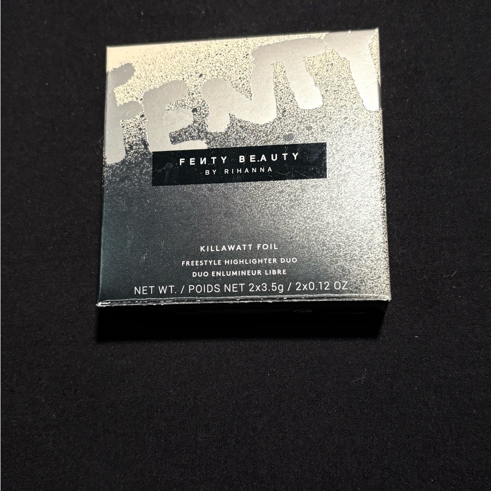 Fenty Beauty Silver and Black Bath & Body Collection